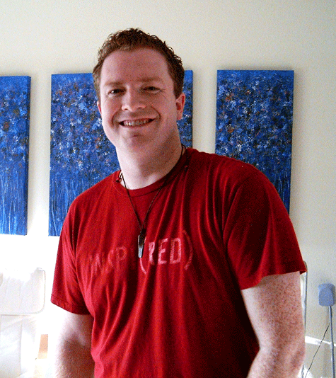 Andrew Cram at home in 2008